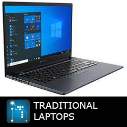 Traditional laptops